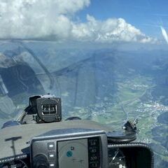 Flugwegposition um 13:50:34: Aufgenommen in der Nähe von Rottenmann, Österreich in 2469 Meter